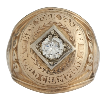 1949 New York Yankees World Series Champions Players Ring